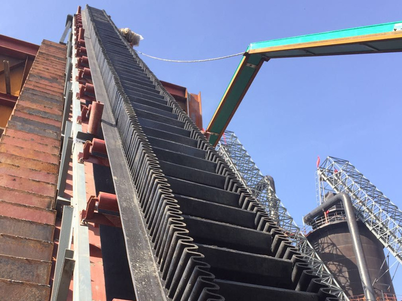 Steep-Angle Belt Conveyor Project